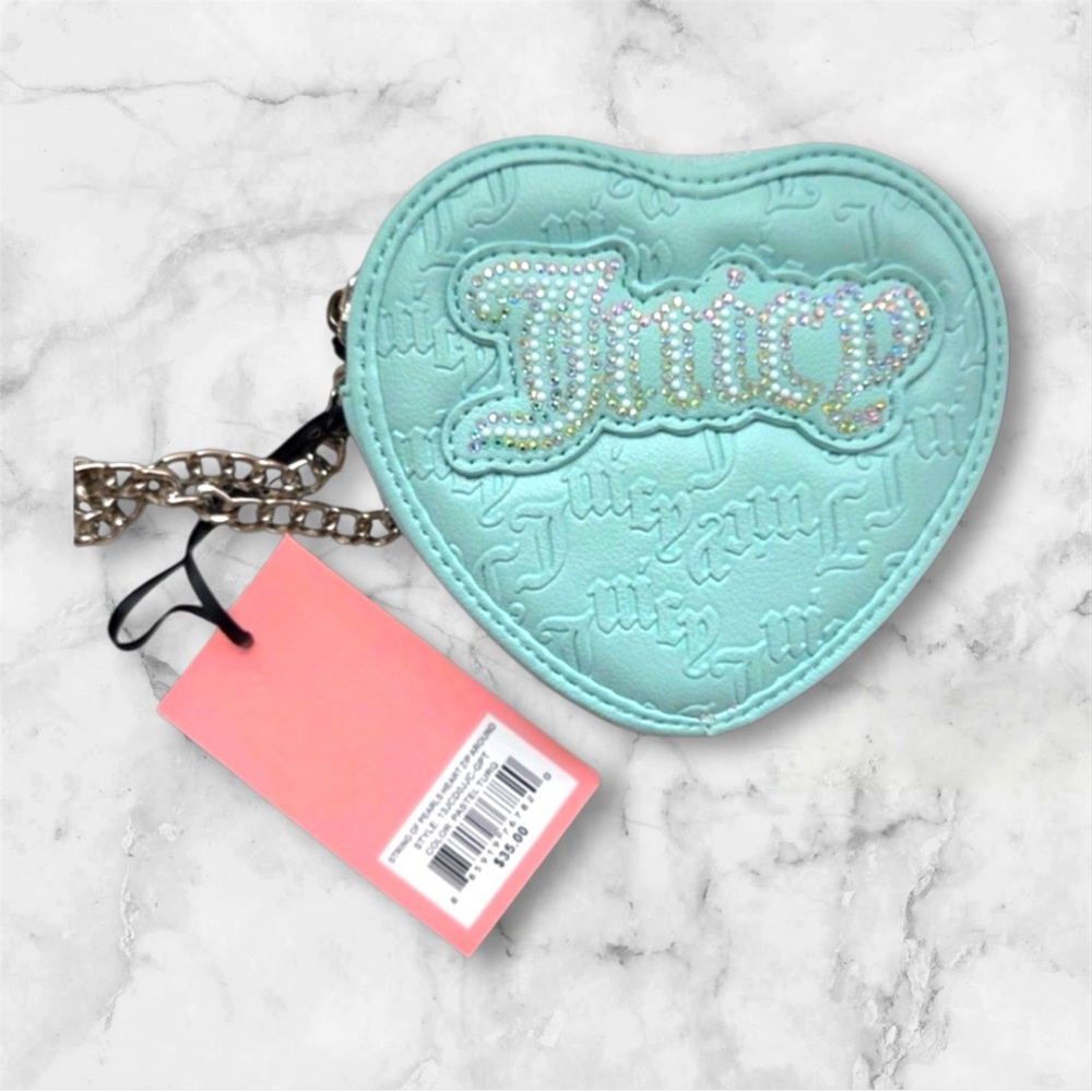 Juicy Couture Green Mini Bag Heart Design